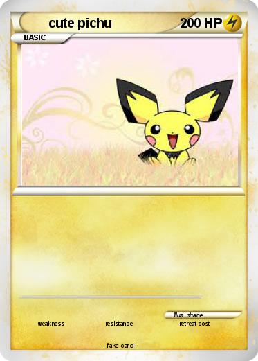 Pokemon cute pichu
