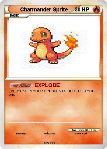 Pokemon Charmander Sprite
