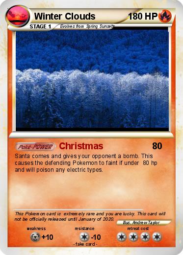 Pokemon Winter Clouds