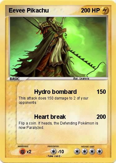 Pokemon Eevee Pikachu