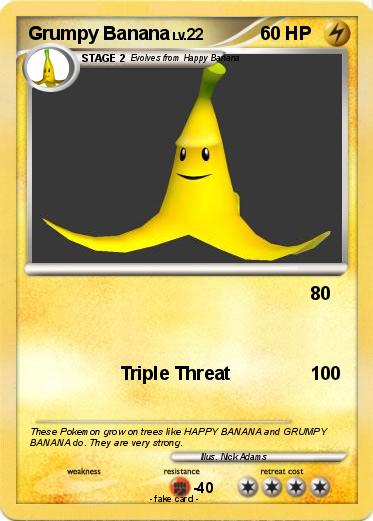 Pokemon Grumpy Banana