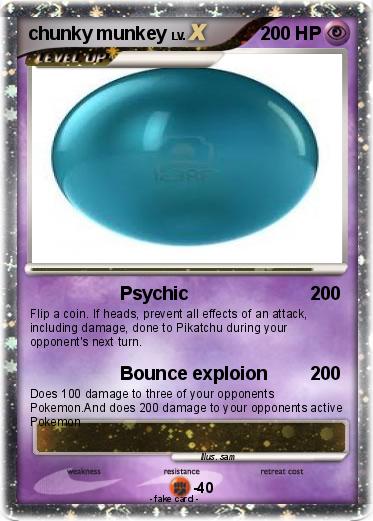 Pokemon chunky munkey