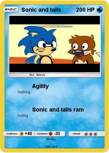 Pokemon Sonic and tails