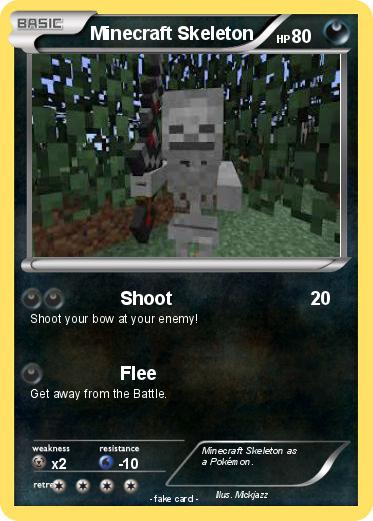 Pokemon Minecraft Skeleton