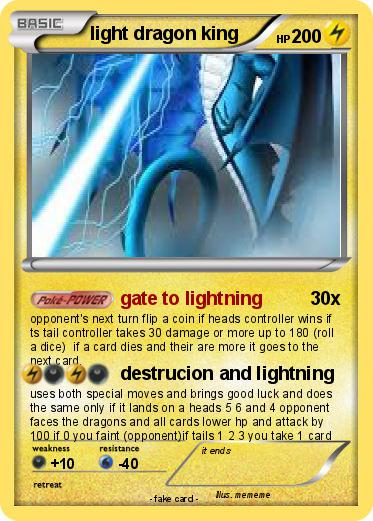 Pokemon light dragon king
