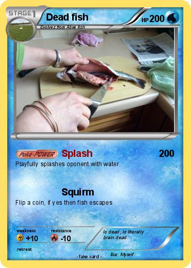Pokemon Dead fish