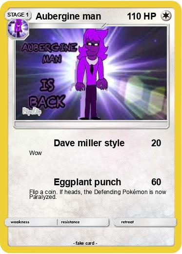 Pokemon Aubergine man