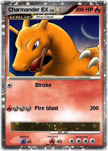 Pokemon Charmander EX