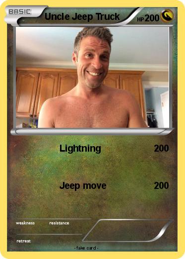 Pokemon Uncle Jeep Truck