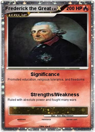 Pokemon Frederick the Great