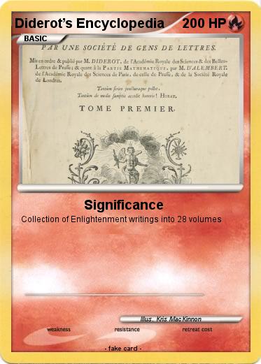 Pokemon Diderot’s Encyclopedia