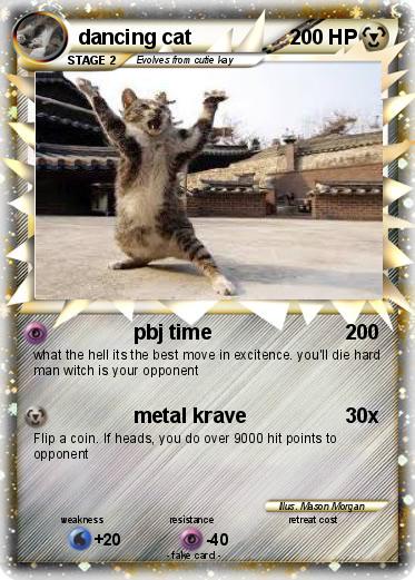 Pokemon dancing cat
