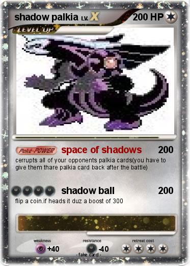 Pokemon shadow palkia