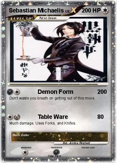 Pokemon Sebastian Michaelis