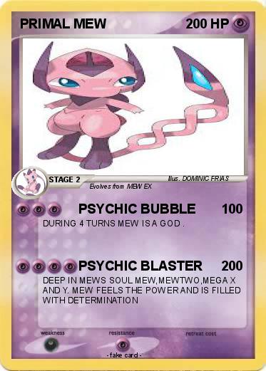 Pokemon PRIMAL MEW