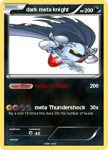 Pokemon dark meta knight