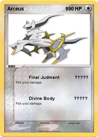 Pokemon Arceus                               9