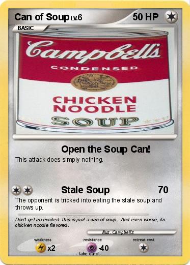 Pokemon Can of Soup