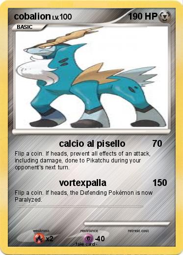 Pokemon cobalion