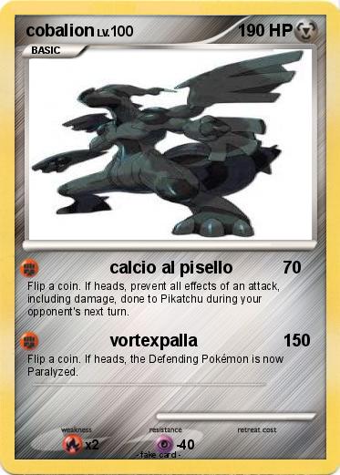 Pokemon cobalion