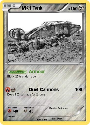 Pokemon MK1 Tank