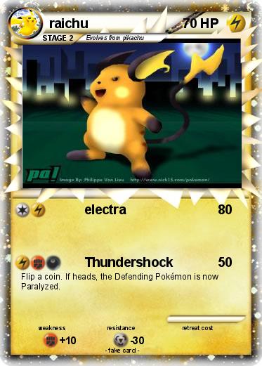 Pokemon raichu