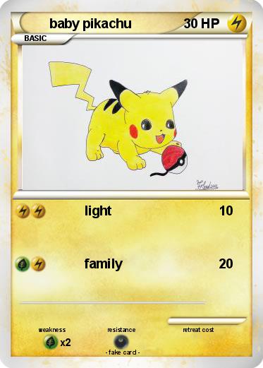 Pokemon baby pikachu