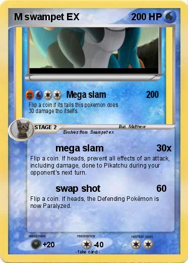 Pokemon M swampet EX