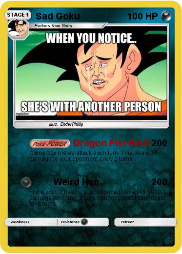 Pokemon Sad Goku