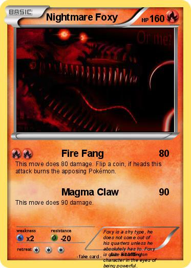 Pokemon Nightmare Foxy