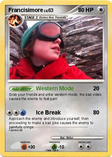 Pokemon Francisimore