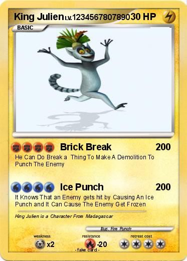 Pokemon King Julien