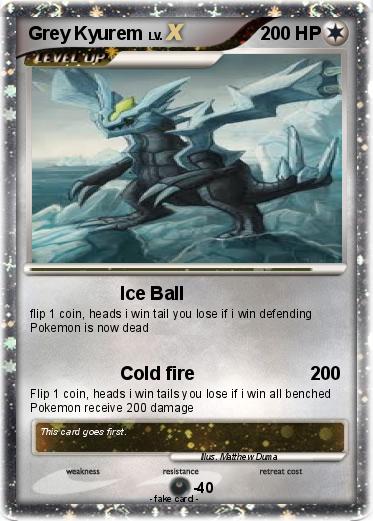 Pokemon Grey Kyurem