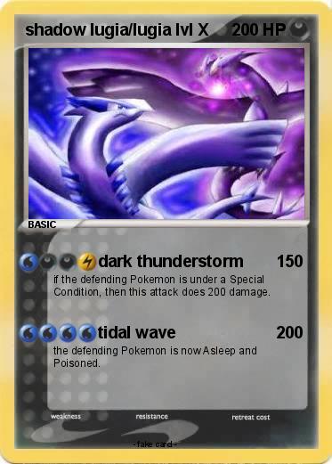 Pokemon shadow lugia/lugia lvl X