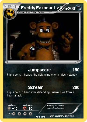 Pokemon Freddy Fazbear Lv.X