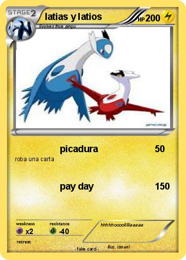 Pokemon latias y latios