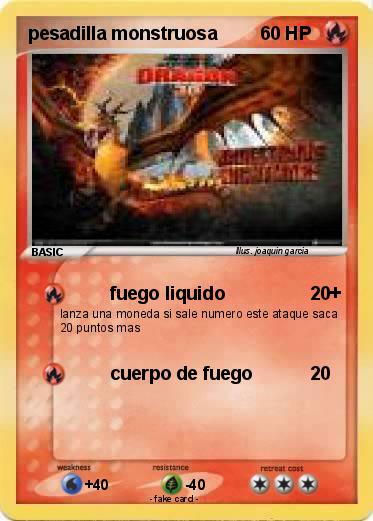 Pokemon pesadilla monstruosa