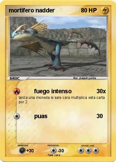 Pokemon mortifero nadder