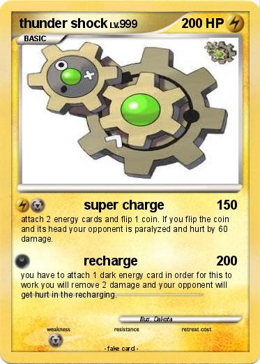 Pokemon thunder shock