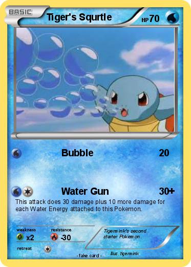 Pokemon Tiger's Squrtle
