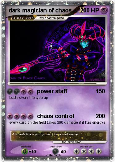 Pokemon dark magician of chaos