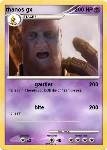 Pokemon thanos gx