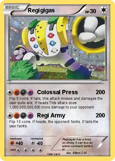 Pokemon Regigigas