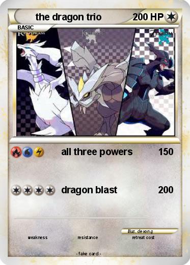 Pokemon the dragon trio
