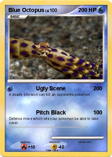 Pokemon Blue Octopus