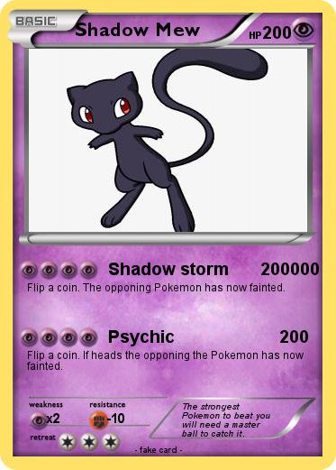 Pokemon Shadow Mew