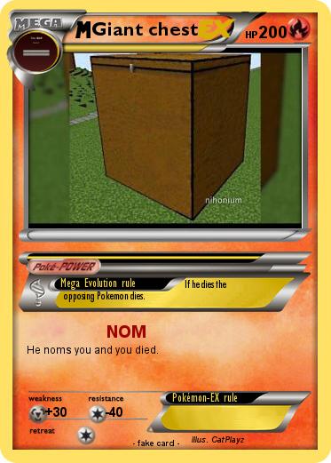 Pokemon Giant chest