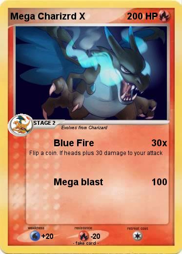 Pokemon Mega Charizrd X