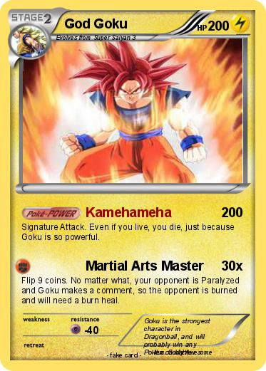 Pokemon God Goku