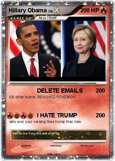 Pokemon Hillary Obama
